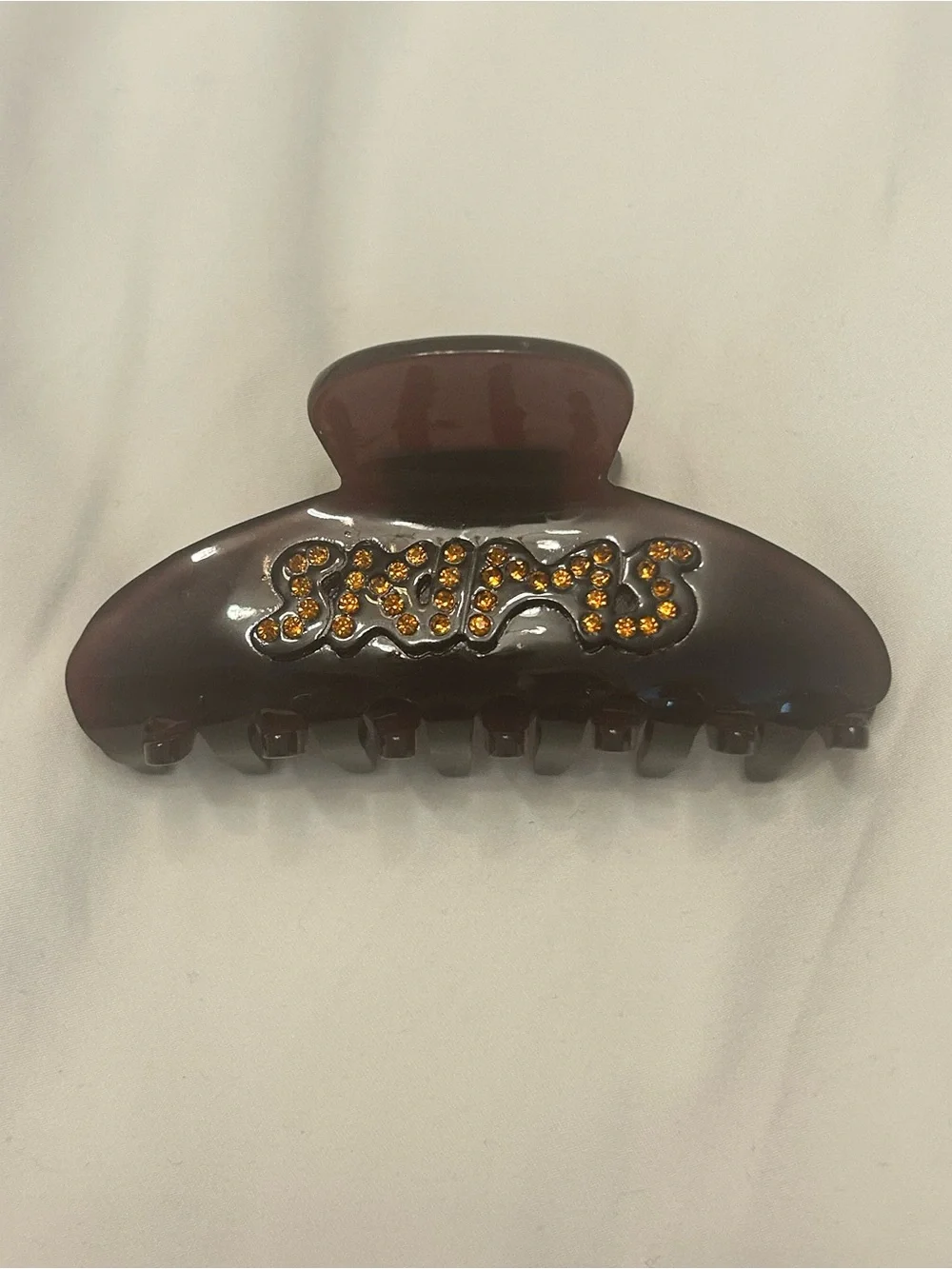 Skims Brown Claw Clip